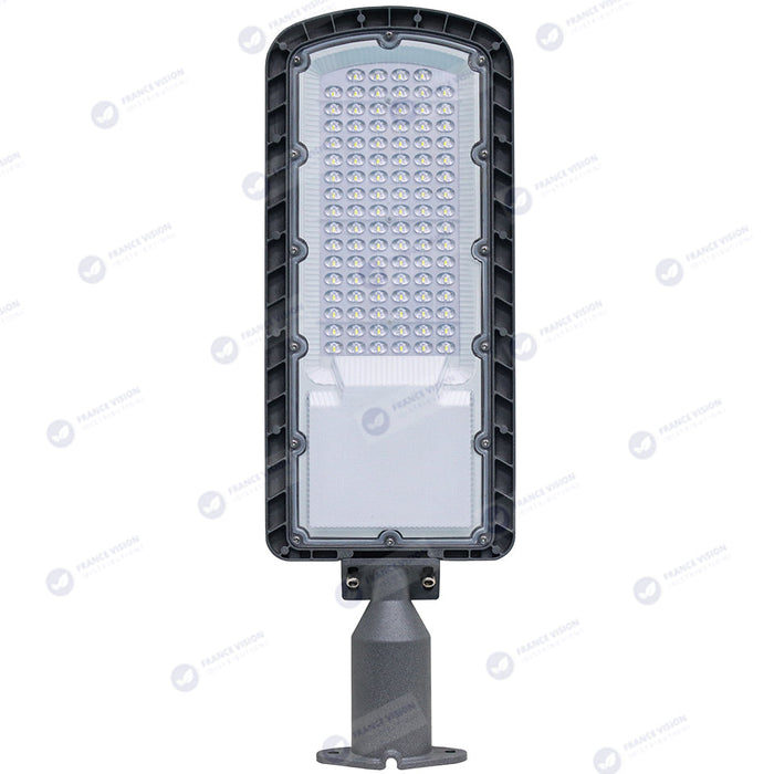 Lampe de rue filaire - Série FLEX ECO - 150 Watts - 18 000 Lumens - 120 Lumens/Watt - Angle 120 x 60° - IP66 - IK08 - 665 x 210 x 80mm - Tube d'insertion 60mm - 6000k