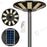 Lot de 4x Lampes solaires pour extérieur - Série OVNI - Version HERCULE 800 - 2700 Lumens - Angle 360° - Lampe 745 x 135 mm - Panneau 625 x 345 mm - Diamètre tube d'insertion  60 - 76 mm - Détecteur PIR – Capteur crépusculaire - Télécommande - 6000k