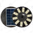 Lampe solaire pour extérieur - Série OVNI - Version HERCULE 800 - 2700 Lumens - Angle 360° - IP65 - Lampe 745 x 135 mm - Panneau 625 x 345 mm - Diamètre tube d'insertion  60 - 76 mm - Détecteur PIR – Capteur crépusculaire - Télécommande - 6000k
