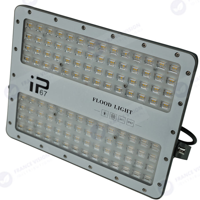 Lot de 10x Projecteurs LED filaires - Série ELITE - 200 Watts - 24 000 Lumens - 120 Lumens / Watt -  Angle 140x70° - IP67 - Protection à l'impact IK08 - 32 x 24 x 4 cm - Couleur 4500k