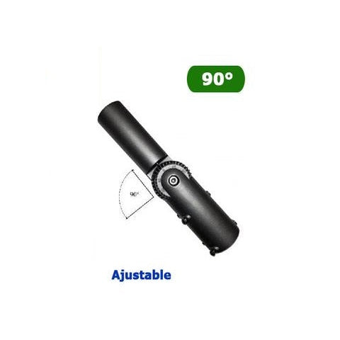 Adaptateur Candélabre / Lampe de rue et parking extérieur - 90 degrés - Ajustable