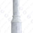 Mât / Poteau pour lampe de rue - Série STANDARD V2 avec TRAPPE - Vis antivol - 4 mètres - Couleur Blanche