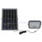 Projecteur LED solaire - Série SECURITY - Rendu lumineux 150 Watts - 1500 lumens - Angle 120° x 60° - IP65 - 4000k - Lampe 14 x 15 x 3 cm - Panneau solaire monocristallin ajustable 22 x 18 x 2 cm - Détecteur Infrarouge - Télécommande