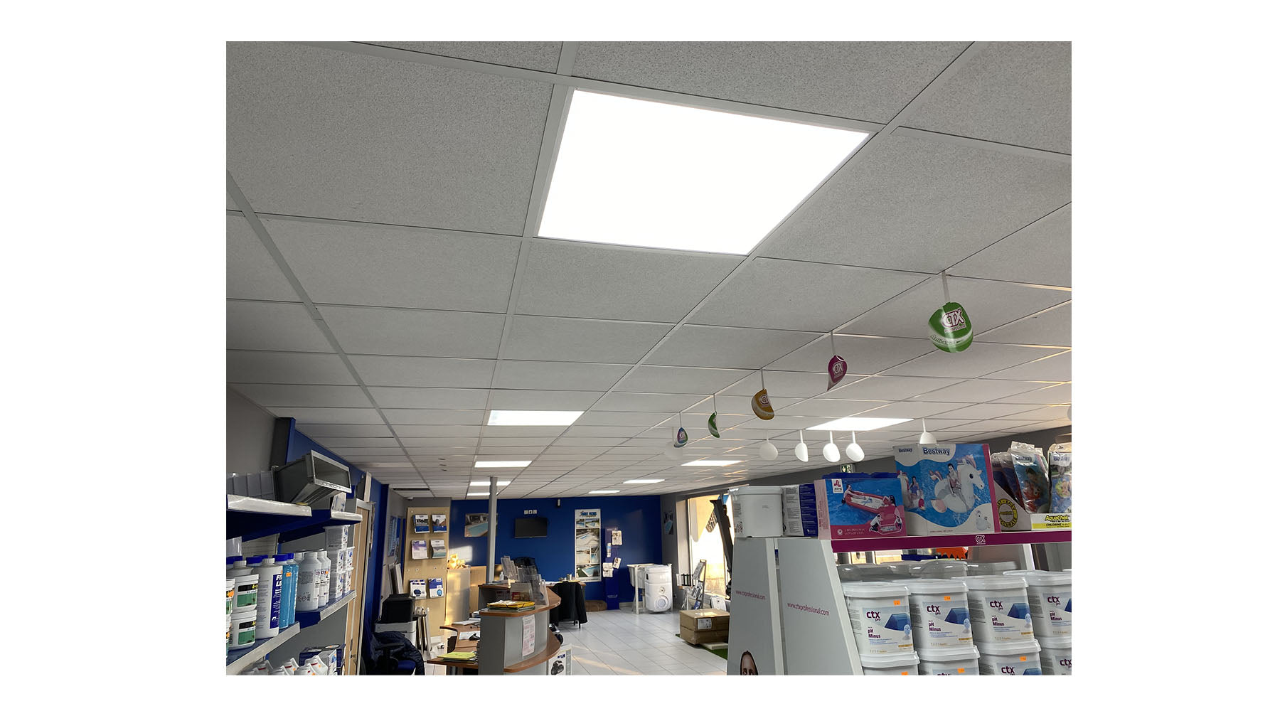 Photos d’installations – Éclairage Intérieur (non solaire)