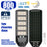 Solaire - Luminaire LED pour Candélabre / Lampe de rue et parking - Série VIEW V3 CCT (Couleur Changeante en Température) - 800 Watts - 3500 Lumens - Angle 140*70° - IP65 - Lampe 72 x 25 x 5 cm - Panneau MONOCRISTALLIN 61 x 23 cm - Détecteur de mouvement
