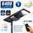 Lot de 4x Lampes de rue solaires - Série STARSHIP ELITE - 6400 Lumens - Angle 150x70° - IP65 - 3000k/4000k/6000k au choix - Structure ALUMINIUM - Tube d'insertion 76mm - Régulateur MPPT - Détecteur de mouvement - Télécommande - Garantie 3 ans