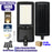 Lot de 5x Lampes de rue LED solaires - Série VIEW V2 EVO  - 1400 Watts - 4500 Lumens - 3000k - Angle 140*70° - IP65 - 64 x 26 x 7 cm - Panneau Monocristallin - Batterie 25Ah - Détecteur de mouvement - Télécommande - Tube d'insertion 45mm