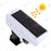 Lot de 30x Projecteurs LED solaires de sécurité - Série ILLUSION – Rendu lumineux 100 Watts - IP65 - 195 x 104 x 90 mm - 3 modes - Télécommande - Avec détecteur de mouvement – Fonction détection 0-100% - Avec capteur crépusculaire - 6000k