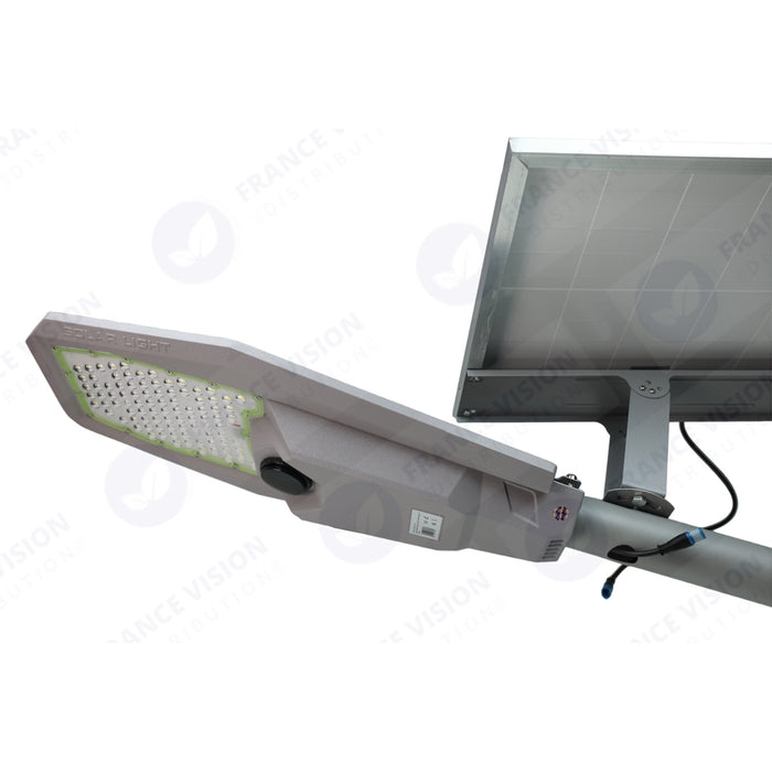 Palette de 18x Lampes de rue solaire - Série INTERSTELLAR ULTRA - 400 Watts - 3100 Lumens - Angle 150x70° - IP65 - Lampe 62 x 30 x 8 cm - Controleur intelligent - Avec télecommande - Capteur PIR - 6000k - Support inclus - Capteur crépusculaire