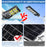 Lampadaire solaire extérieur de rue / parking - Série POWER ULTRA V2 CCT (Couleur Changeante en Température) - Rendu Lumineux 500 Watts - 2400 Lumens - Angle 140*70° - IP66 - 69 x 27 x 7 cm - Télécommande - Détecteur de mouvement - Tube d’insertion 45 mm