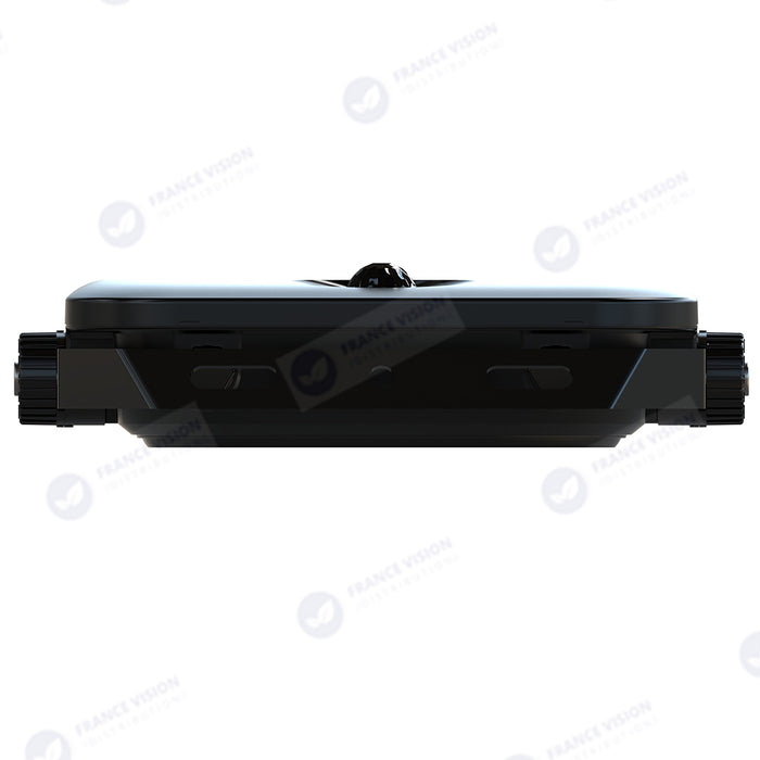 Lot de 10x Projecteurs LED solaires - Série SECURITY V4 - CCT - Rendu lumineux 200 Watts - 1600 Lumens - Angle 90° - IP65 - Lampe 23 x 18 x 5 cm - Panneau MONOCRISTALLIN FULL BLACK 27 x 18 x 2 cm - Avec détecteur de mouvement - Avec télécommande