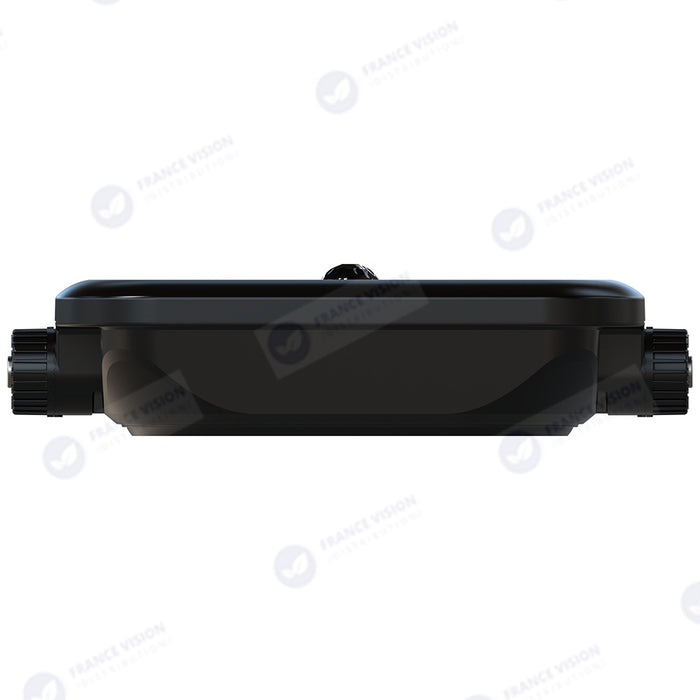 Lot de 10x Projecteurs LED solaires - Série SECURITY V4 - CCT - Rendu lumineux 200 Watts - 1600 Lumens - Angle 90° - IP65 - Lampe 23 x 18 x 5 cm - Panneau MONOCRISTALLIN FULL BLACK 27 x 18 x 2 cm - Avec détecteur de mouvement - Avec télécommande