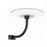 Support mural ou de mât pour lampe – Perpendiculaire rond - CIRCLE V3 – Diamètre 60mm – Longueur 50cm – Couleur NOIR - Modèle renforcé avec antirouille