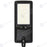 Lampe de rue LED solaire - Série VIEW V2 EVO - 1400 Watts - 4500 Lumens - 6000k - Angle 140*70° - IP54 - 64 x 26 x 7 cm - Panneau Monocristallin - Batterie 25Ah - Détecteur de mouvement - Télécommande - Tube d'insertion 45mm