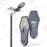 Lot de 4x Lampes de rue solaires - Série INTERSTELLAR ELITE PIR - 800 Watts - 5600 Lumens - Angle 150*70° - IP66 - Lampe 75 x 34 x 10 cm - Panneau 67 x 45 x 3 cm - Contrôleur intelligent - Télécommande - Support inclus - Détecteur de mouvement - 6000k