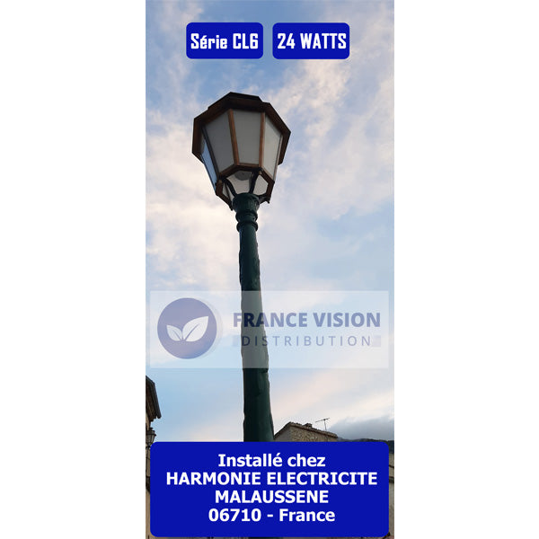 Ampoule LED E40 - Série CL8 - 150 Watts - 20 250  lumens - 135 lumens/Watt - 128 x 316 mm - Angle 360° - IP44 - Garantie 3 ans
