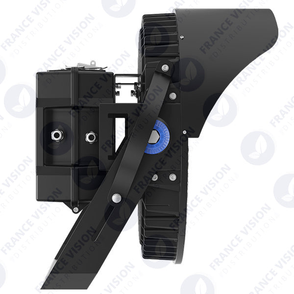 Projecteur de stade - Série ROUND V2 - 500 Watts -  95 000 Lumens - 190 Lumens/Watt - Angle 20° /  30° / 45° / 60° au choix - IP66 - 59 x 51 x 26 cm - 3000k à 6500k - Dimmable - Transformateur SOSEN - Garantie 5 ans