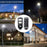 Solaire - Luminaire LED pour Candélabre / Lampe de rue et parking - Série VIEW - 60 Watts - Angle 60° - IP65 - Avec détecteur de mouvement PIR - Avec capteur crépusculaire - Panneau solaire en silicium - Avec télécommande - Diamètre tube d’insertion 45mm