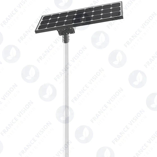 Lot de 5x Lampes de rue solaires ajustables - Série DREAM V2 - 1500 Watts - 15 000 Lumens - 131 x 53 x 17 cm -  Angle 160*60° - IP65 - 3000K / 4000K / 6000K - Diamètre du tube 76mm - Télécommande - Avec détecteur de mouvement - 6 modes