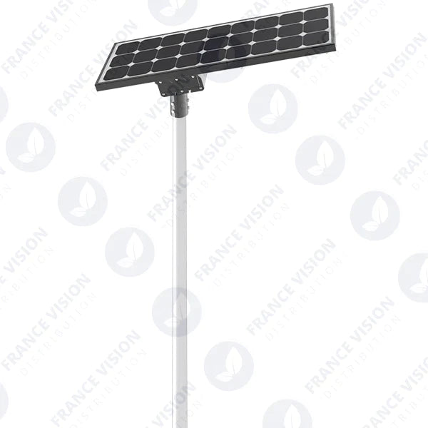 Lot de 5x Lampes de rue solaires ajustables - Série DREAM V2 - 1000 Watts - 10 000 Lumens - 133 x 37 x 17 cm - Angle 160*60° - IP65 - 6000K - Diamètre du tube 76mm - Télécommande - Avec détecteur de mouvement - 6 modes - Garantie 3 ans
