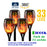 Pack de 72x Lampes LED de jardin solaire – Série KO-LANTA V2 - Modèle MAXI – 33 LEDs - Angle 360°- IP55 - 58 x 10 cm – Trois modes d’installations – Panneau solaire Monocristallin