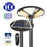 Lampe solaire pour extérieur - Série OVNI TRICOLORE - Rendu lumineux 300W - 2000 lumens - Angle 360° - 55 x 10 cm - Diamètre tube d'insertion 60 / 80 mm - Télécommande - Détecteur de mouvement - Capteur crépusculaire - Couleur de température au choix