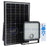 Projecteur LED solaire - Série SECURITY - Rendu lumineux 300 Watts - 4800 lumens - Angle 120° x 60° - IP65 - 4000k - Lampe 20 x 19 x 5 cm - Panneau solaire monocristallin ajustable 35 x 24 x 2 cm - Détecteur PIR - Télécommande - Garantie 3 ans