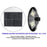 Lampe solaire pour extérieur - Série OVNI BASIC - 250 Watts - 1900 lumens - Angle 360° -  IP65 - Diamètre tube d'insertion 80 mm - Avec détecteur de mouvement - Avec télécommande - Contrôleur MPPT - Garantie 3 ans - Couleur d'éclairage 3000K