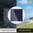 Lampe solaire pour extérieur - Série OVNI BASIC - 250 Watts - 1900 lumens - Angle 360° -  IP65 - Diamètre tube d'insertion 80 mm - Avec détecteur de mouvement - Avec télécommande - Contrôleur MPPT - Garantie 3 ans - Couleur d'éclairage 6500K