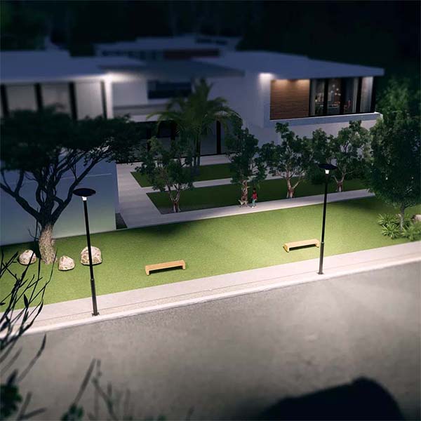 Palette de 14x Lampes LED solaires  - Série OVNI FUTUR - RGBWW - Type UFO - 1200 Watts - 2800 lumens - Panneau Monocristallin - Diamètre tube d'insertion 76 mm - Télécommande - Couleur 3000K / 6000K / RGB