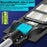 Solaire - Luminaire LED pour Candélabre / Lampe de rue et parking - Série VIEW - 120 Watts - Angle 60° - IP65 - Avec détecteur de mouvement PIR - Avec capteur crépusculaire - Panneau solaire en silicium - Avec télécommande - Diamètre tube d’insertion 45mm