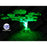 Carton / Lot de 7x Projecteurs LED solaires - Série WARRIOR RGBW (Multicolores + Blanc) - 60 Watts - Angle 120° - Lampe 21 x 17 x 6 cm - IP67 - Avec télécommande - Avec capteur crépusculaire - Bluetooth - Rythme musical