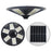 Palette de 14x Lampes solaires pour extérieur - Série OVNI - Version HERCULE 500 - Rendu lumineux 500 Watts - 2200 lumens – Angle 360° - Diamètre tube d'insertion 60 / 76 mm - Avec détecteur de mouvement – Capteur crépusculaire - Avec télécommande - 4000k