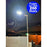 Carton / Lot de 5x Lampadaires solaires extérieurs de rue / parking - Série POWER ULTRA - Rendu 300 Watts - 2900 lumens  - 180° - IP65 - 69 x 36 x 8 cm - Avec capteur crépusculaire - Télécommande - Avec télécommande - Diamètre tube d’insertion 45 mm